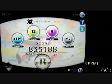 Cytus - FREEDOM DIVEにズタボロにされる動画