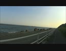 夕方に海沿いを自転車で走ってみた