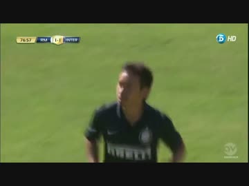 インテルvsレアル・マドリード後半(※長友出場部分のみ)