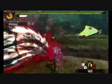 【MH4】Lv100 ジンオウガ亜種 vs ありあり 大剣 8分20秒