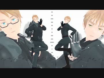 【APヘタリアMMD】ヒーローと紳士でLUPIN