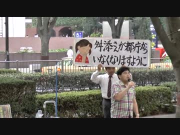 【2014/7/29】舛添都知事に対する抗議街宣in都庁前１