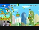 【スーパーマリオブラザーズ wii】実況プレイ ももけろ world 1-7