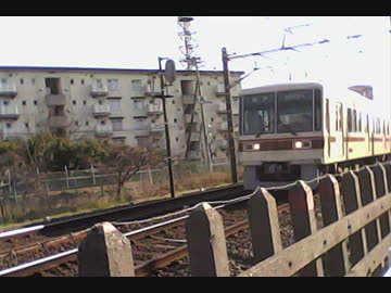 新京成電鉄習志野駅付近
