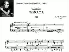 D.Diamond - Sonata for piano No. 1: 3rd mvt. Allegramente - Fuga - Coda