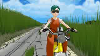 【MMD】岬周辺の道路を走ってみるテスト４