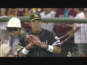 2014.7.29 猪本のプロ初打席、実況・解説が振り回される