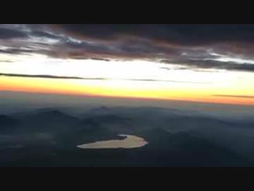 『デブと女、富士山登頂にチャレンジ2014』　ご来光　⑨