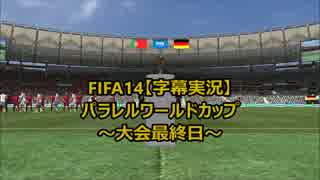 FIFA14【字幕実況】　パラレルワールドカップ　～大会最終日～