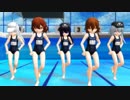【MMD艦これ】スク水第六駆逐隊艤装なし5人集合Ver