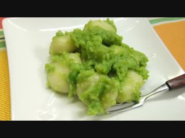 【294作】ずんだ白玉作ってみた【お菓子作成】