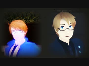 【APヘタリアMMD】右肩の蝶【米誕合作大遅刻】