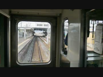 【前面展望】篠ノ井駅前後【211系・ワイドビューしなの代替快速①】