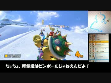 【ゆっくり実況】マリオカート8でGO! 軽量級で元カンスト後編(Part17)