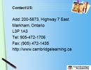 Private high school english course Markham