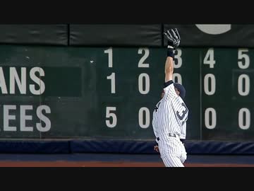 イチロー、ジャンピングキャッチ