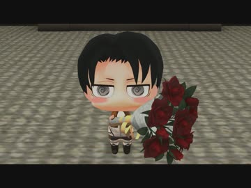 【進撃のMMD】 ★祝★るか式ちびへいちょ一周年！カコヨクお祝い！