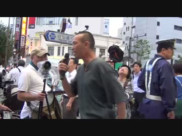 【在特会】 反靖国・反天皇・反原発 極左キャンドルデモへのカウンター1