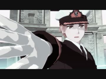 【APヘタリアMMD】しゃち式海軍英と帝国英のカンタレラ