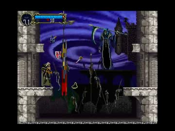 【TAS】 悪魔城ドラキュラ 月下の夜想曲 "pacifist, low level" in 21:08.62 【1/2】