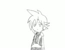 【手描きFF7】元ソルジャーが転がってみた【クラウド生誕2014】