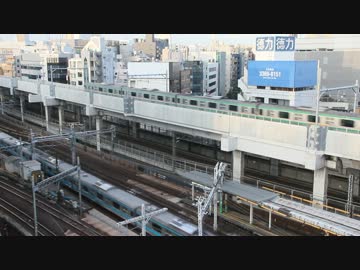 神田駅 上野東京ライン試運転