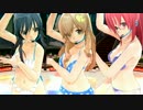 【ドリームクラブGogo.】水着で巨乳トリオ【３画面】