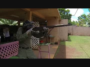 サバゲーをFPS風に撮ってみた番外編　2014.04.10グアム射撃ツアーその2