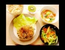 料理を練習する動画②ひじきとかぼちゃの焼きコロッケ定食