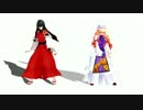 【MMD】先代巫女と八雲紫でSpringShower