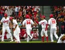 広島東洋カープ　8月13日の全得点シーン(外野指定席撮影)20140813マツダ