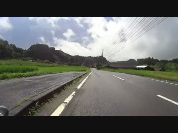 雨のサイクリング　【大分県道638号】