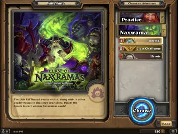 Hearthstone アドベンチャーモード  Patchwerk攻略（Naxxramas4-1人目）