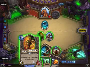 Hearthstone アドベンチャーモード  Thaddius攻略（Naxxramas4-4人目）