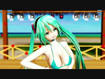 【MMD】巨乳の初音ミクちゃんで「私の時間」