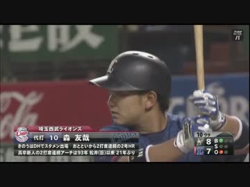 西武ドラ１ルーキー森友哉  ４６年ぶり高卒新人の３試合連続本塁打