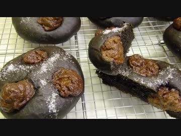 【307作】ブラッククリームパン作ってみた【パン作成】