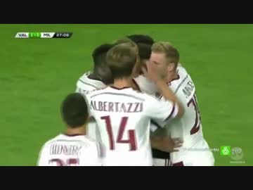 【ACミラン】本田圭佑バレンシア戦でゴール【8月18日】