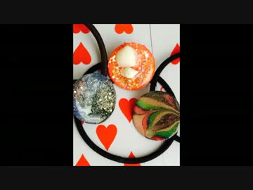 【UVレジン】髪ゴム３種作ってみた