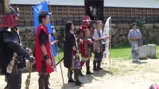 【安芸ひろしま武将隊】【福岡黒田武将隊】2014.8.17／広島城練り歩き①