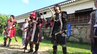 【安芸ひろしま武将隊】【福岡黒田武将隊】2014.8.17／広島城練り歩き③
