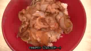 【彩羽真矢】豚丼を視点を変えて作ってみた【料理】