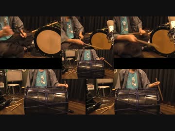 【和太鼓で】 孤独のグルメ　料理来た時辺りのＢＧＭ　【叩いてみたの】