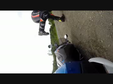 GSX-R1000で転倒してみた