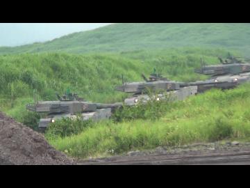 Ｈ26総火演予行６　前段　戦車火力