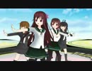 【MikuMikuDance】 艦隊これくしょん  ふわりクレヨン 【初音ミク】