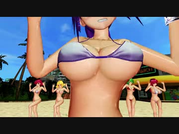 【MMD】パチェ達でshake it!【肌色注意】
