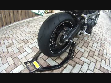 【４０だけど】オレもメンテナンススタンドを掛けてみたいっ！【MT-09】