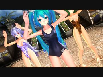 【MMD】Caramell Dansen【水着で踊ってもらった】