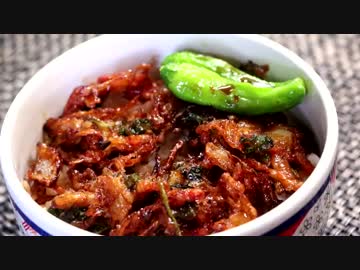 冷やしかき揚げうどん♪　　～シコシコ手打ちの細麺で！～